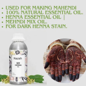 Mehndi Mix Oil for Making Henna Cones | Bridal Oil | 100% Pure & Natural Essential Oil